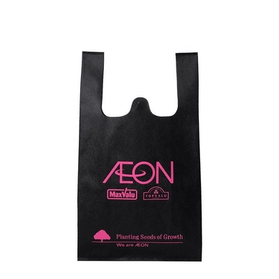 T-Shirt PP Non-Woven Vest Shopping Tote Bags with Printed Customized Logo