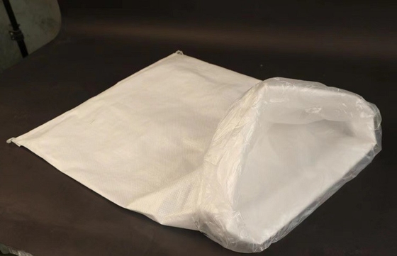 100cm PP বোনা বস্তা জাল নেটিং ব্যাগ সাদা পলিথিন পুনর্ব্যবহারযোগ্য